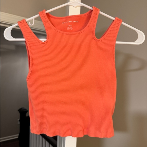 American Eagle Outfitters Tops - American Eagle Outfitters Vibrant Orange Tank Top